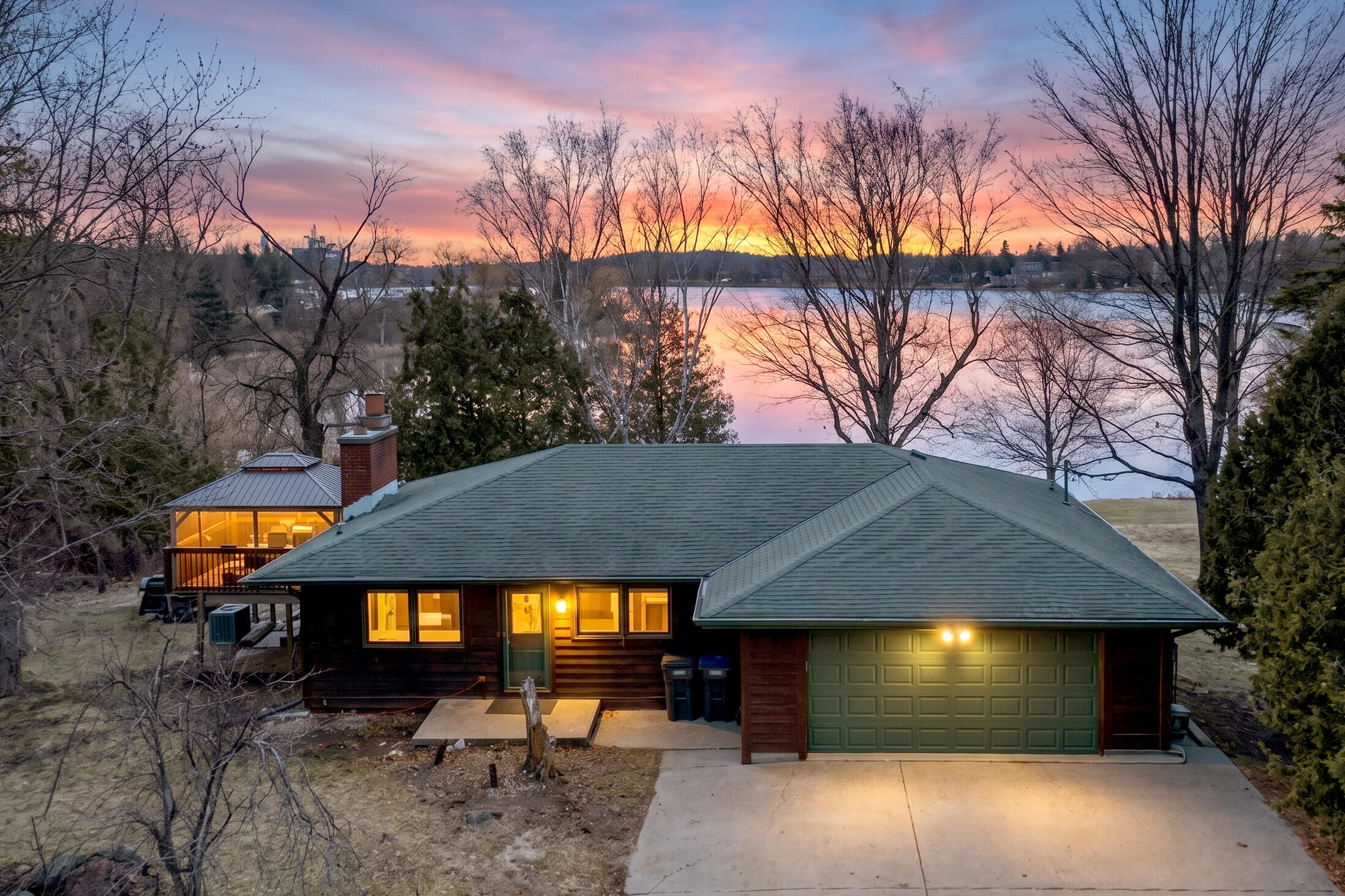 151 East Shore Drive Random Lake, WI 53075 - Photo 61 of 65 Welcome Home Virtual Twilight