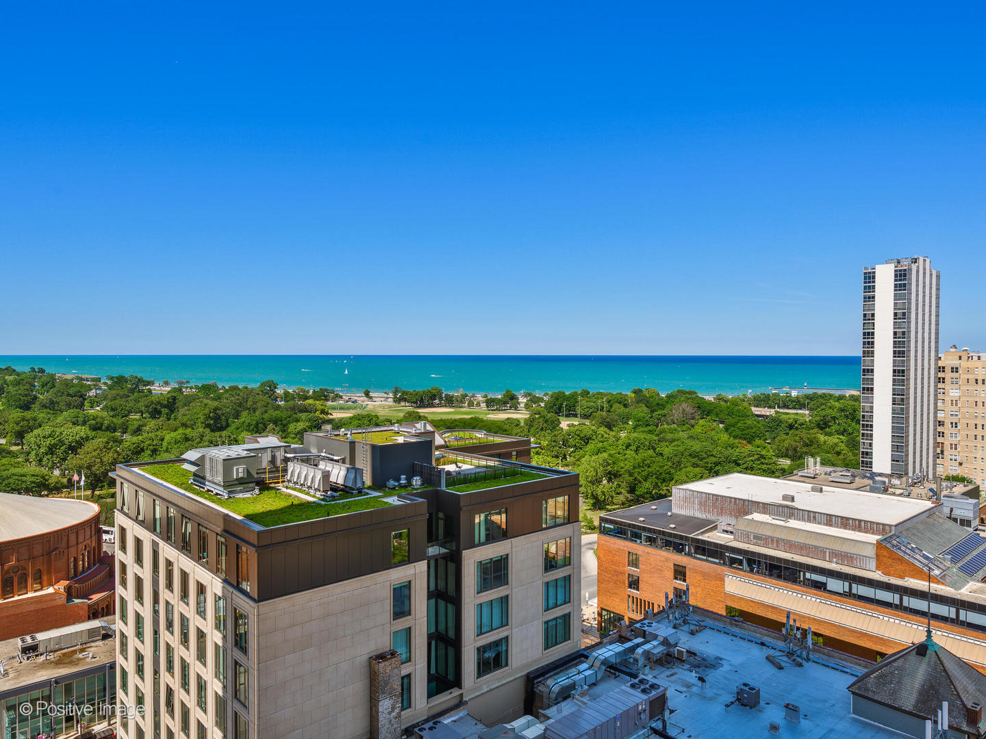 1560 North Sandburg Terrace, Unit 2403J Chicago, IL 60610 - Photo 28 of 45 a view of a balcony with an ocean view