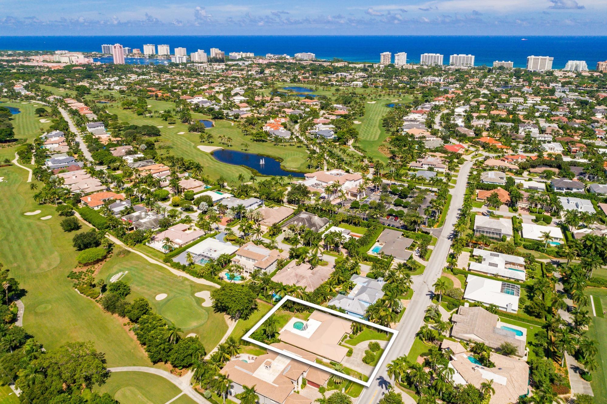 137 Royal Palm Way Boca Raton, FL 33432 - Photo 1 of 7 Aerial 2 Outlined