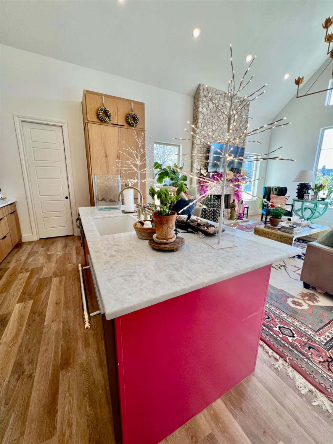 5902 112th Street Lubbock, TX 79424 - Photo 16 of 47 a room with wooden floor table and chairs