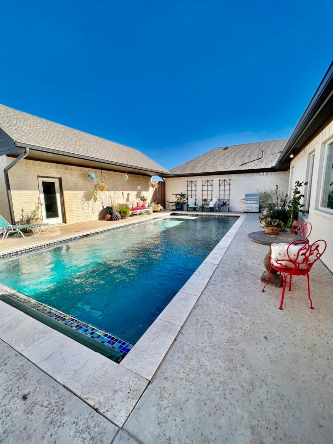 5902 112th Street Lubbock, TX 79424 - Photo 42 of 47 a view of a backyard with a patio