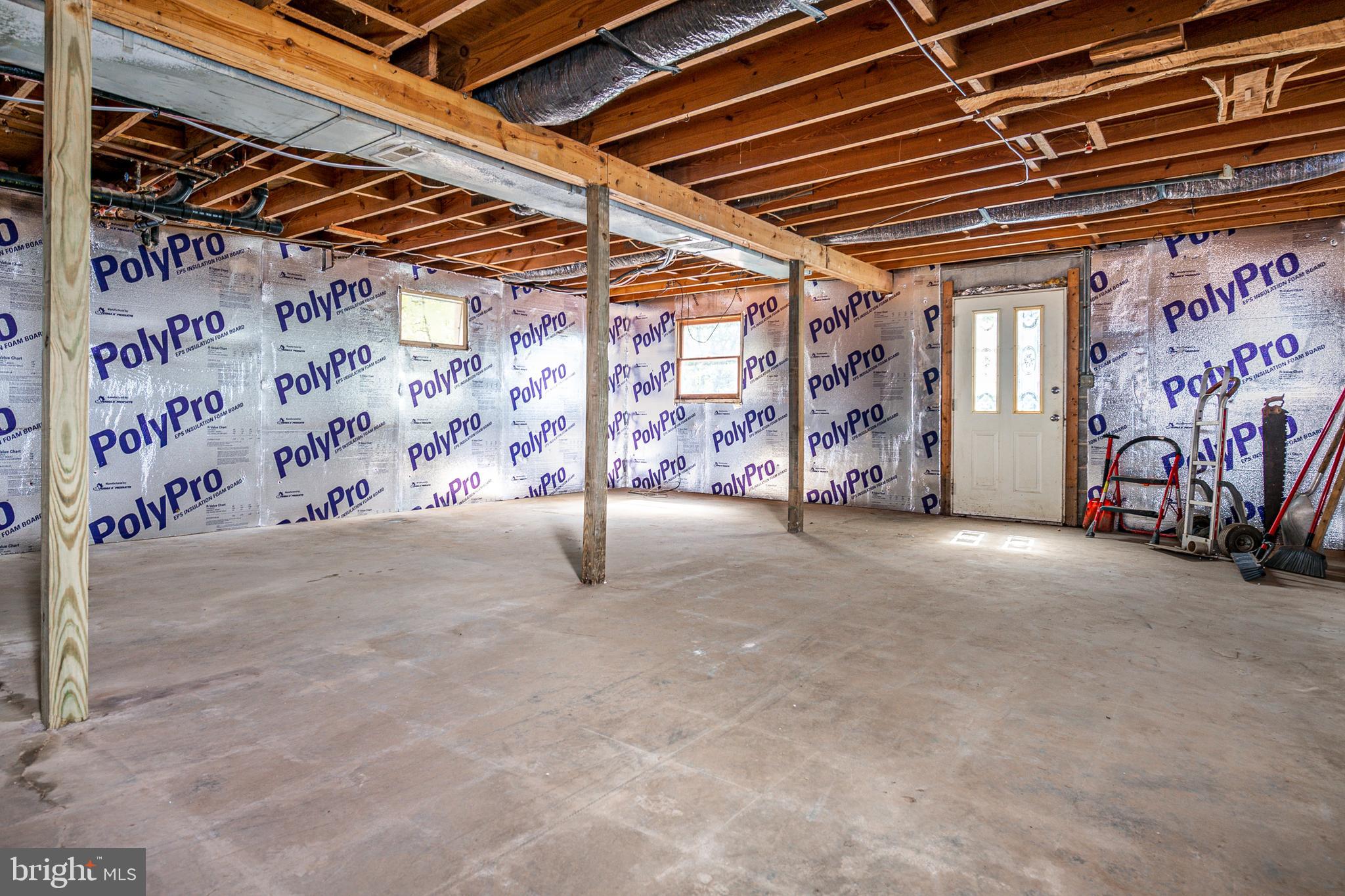 1097 Ridings Mill Road Middletown, VA 22645 - Photo 24 of 47 Insulated unfinished walkout basement