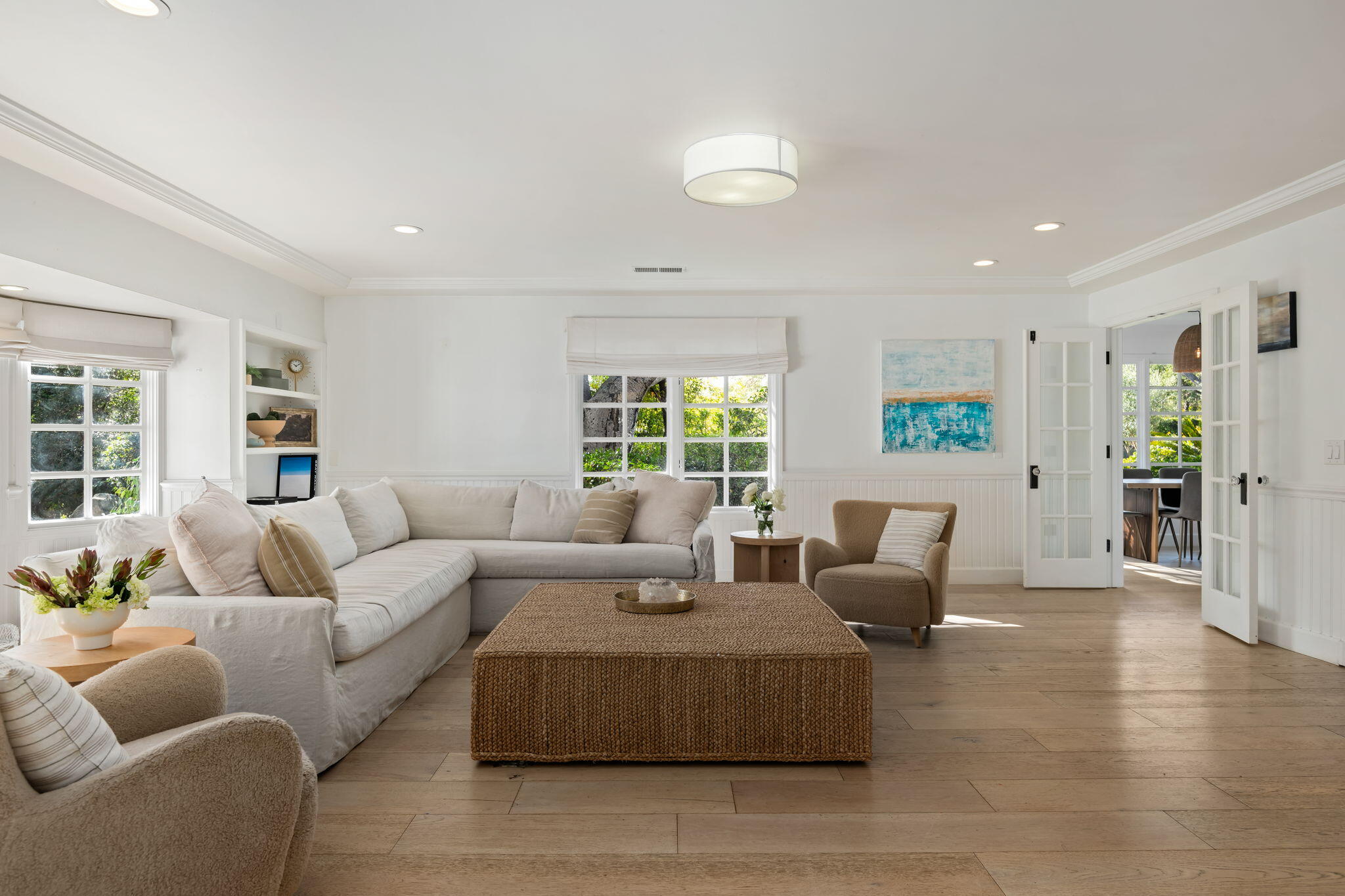636 Oak Grove Drive Montecito, CA 93108 - Photo 4 of 17 a living room with furniture and a window