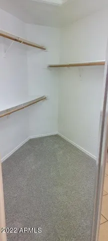 a close up view of racks on the wall