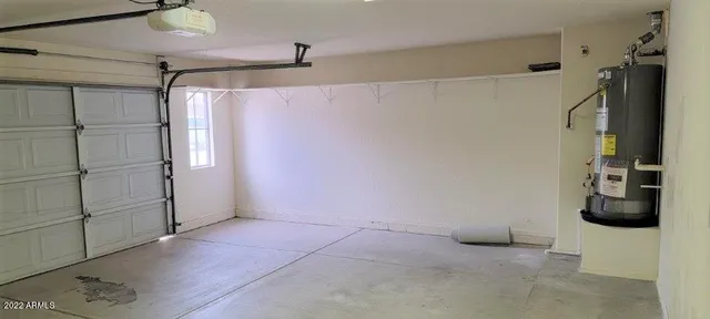 a view of water heater room