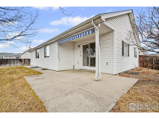 a view of a house with a patio