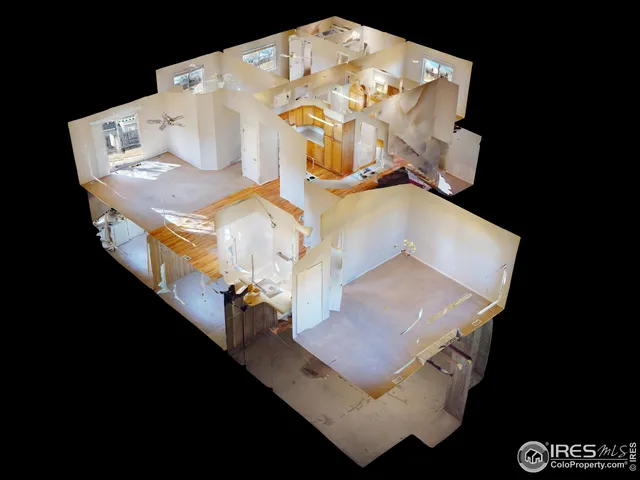 a view of dining table with chairs