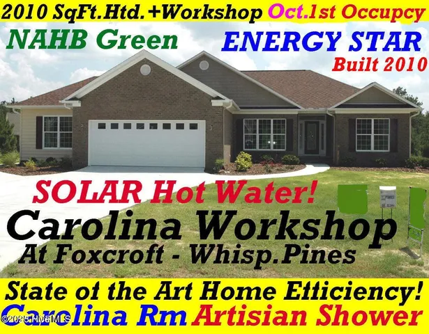 $2,175 | 10 New Day Way, Whispering Pines, NC 28327