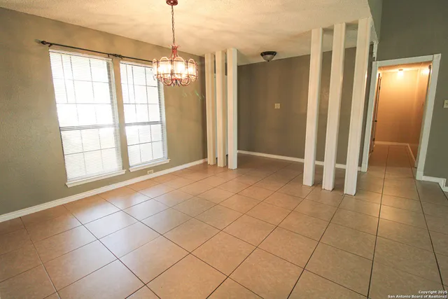 a view of a livingroom with a window
