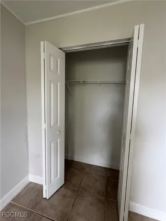 an empty room with a space