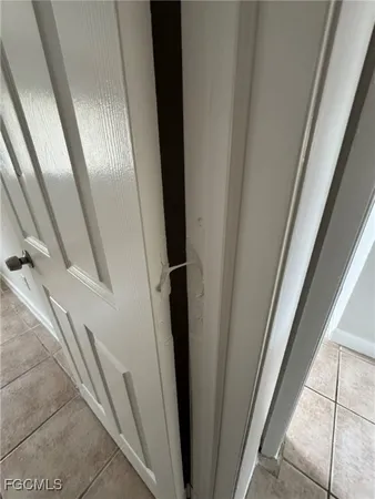 a close view of closet