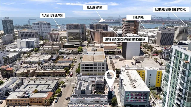 an aerial view of city