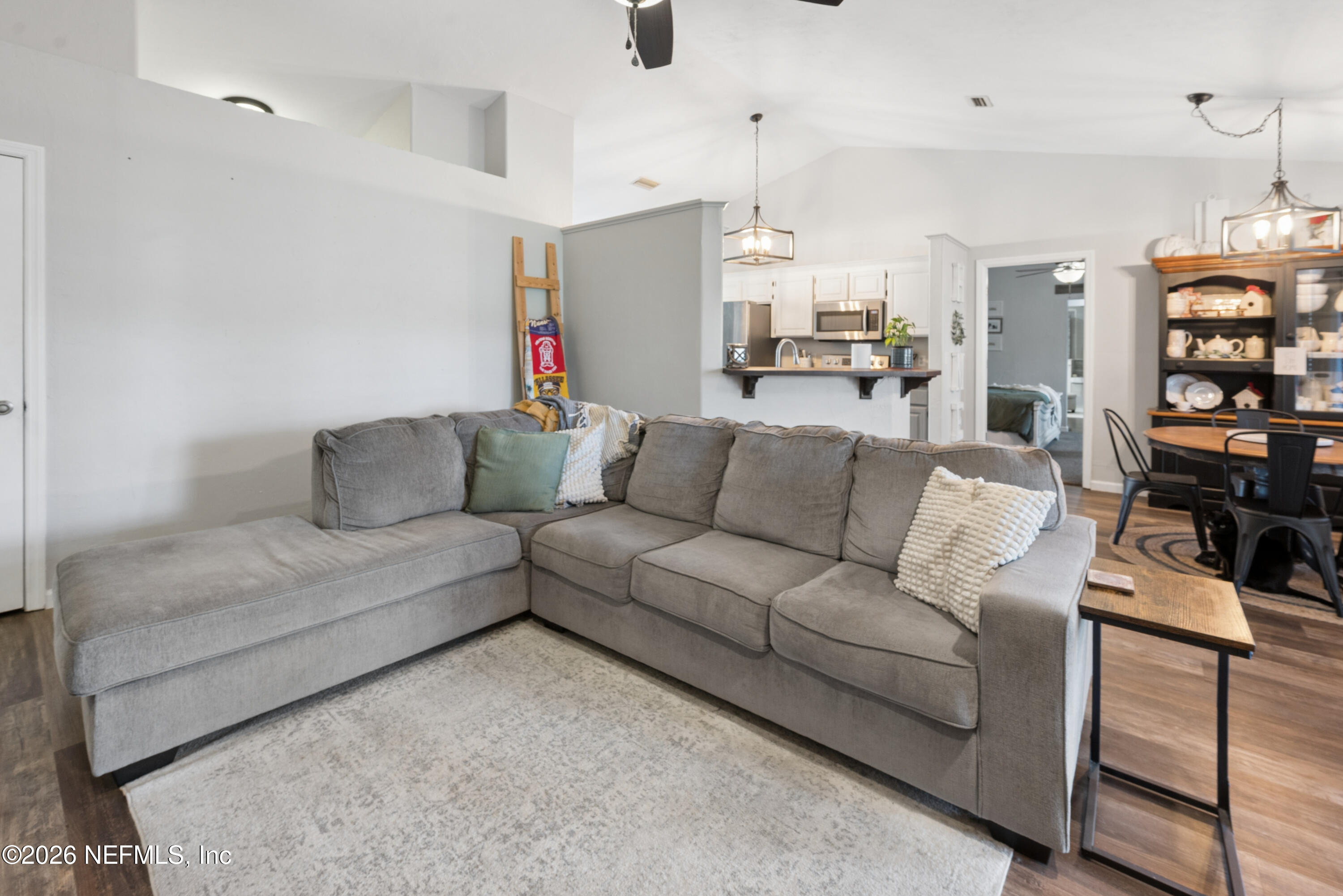 1659 Highway 230 Starke, FL 32091 - Photo 15 of 48 a living room with furniture and kitchen view