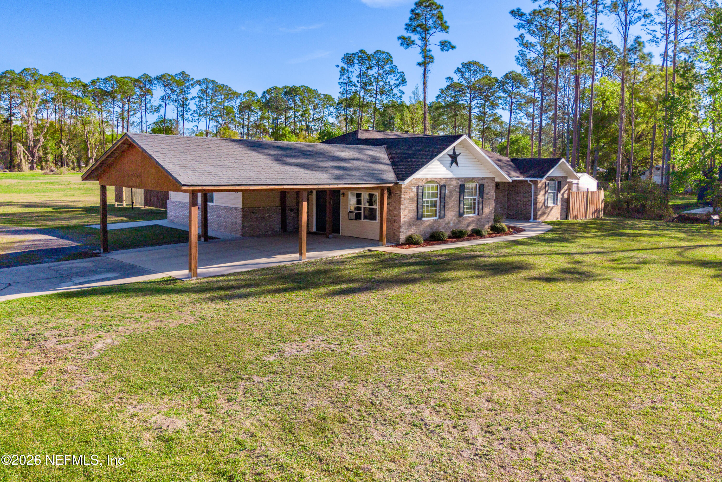 1659 Highway 230 Starke, FL 32091 - Photo 35 of 48 a house view with a garden space