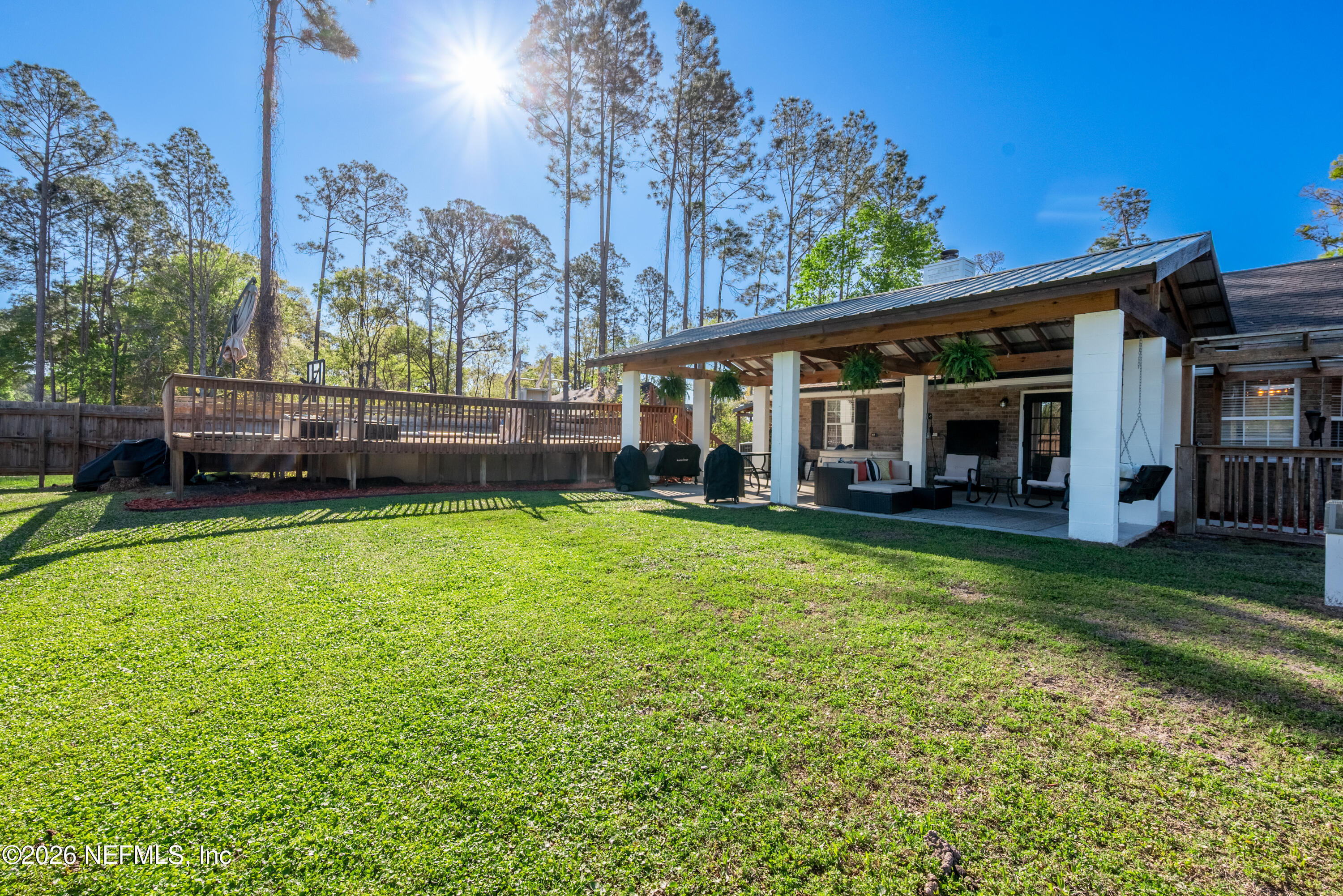 1659 Highway 230 Starke, FL 32091 - Photo 40 of 48 a view of a house with a backyard