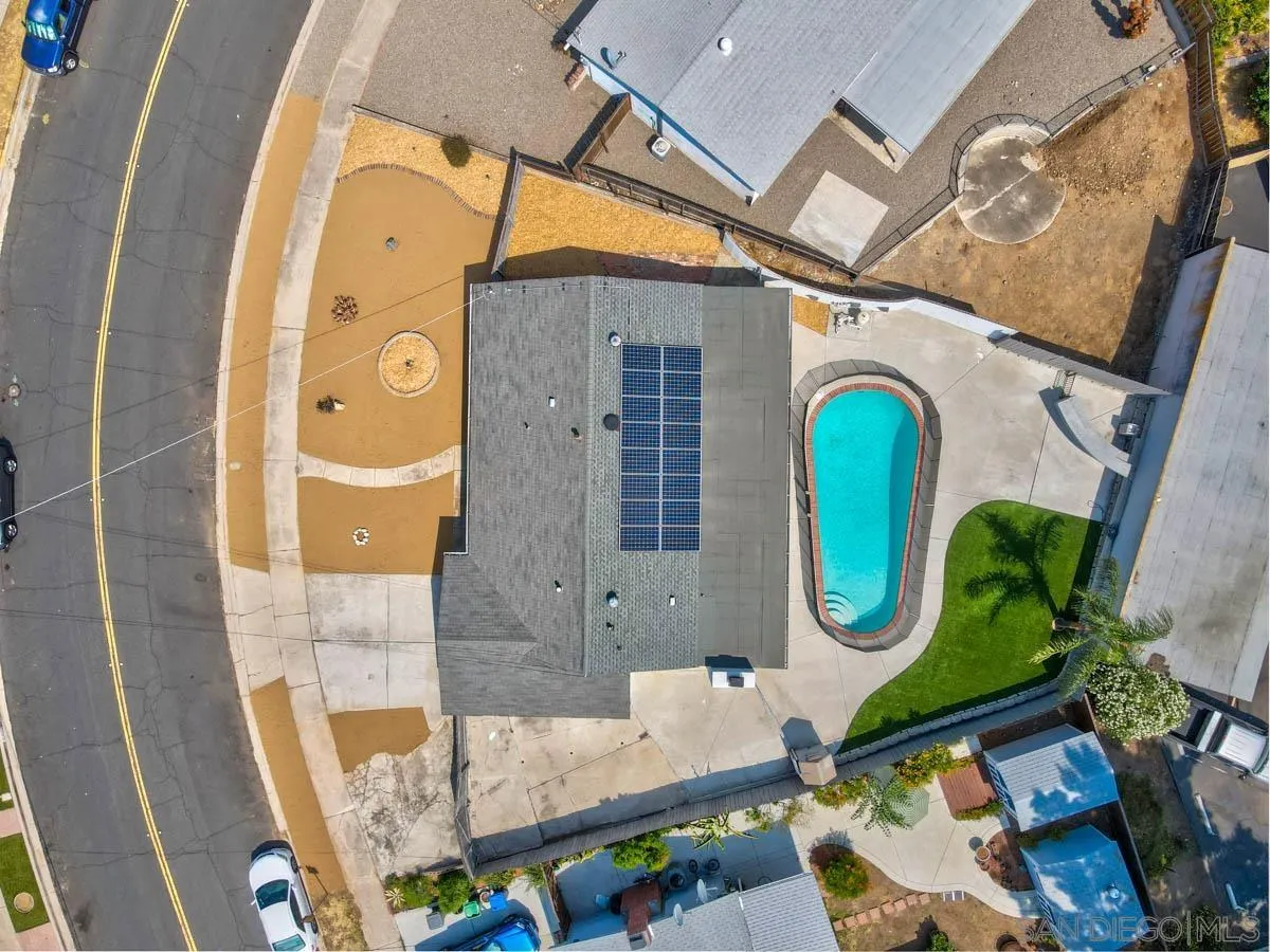 9762 Domer Road Santee, CA 92071 - Photo 29 of 34 an aerial view of a swimming pool