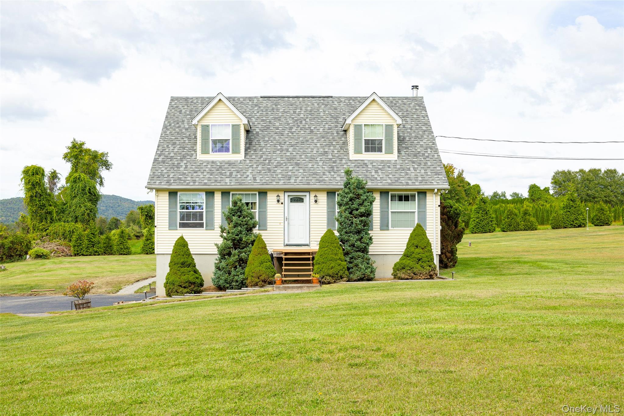 a view of a house with a swimming pool