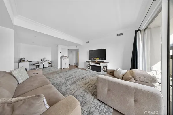 a view of balcony and living room