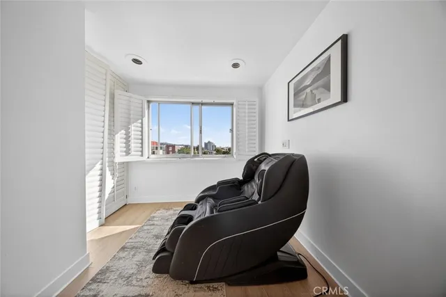 a view of city from balcony