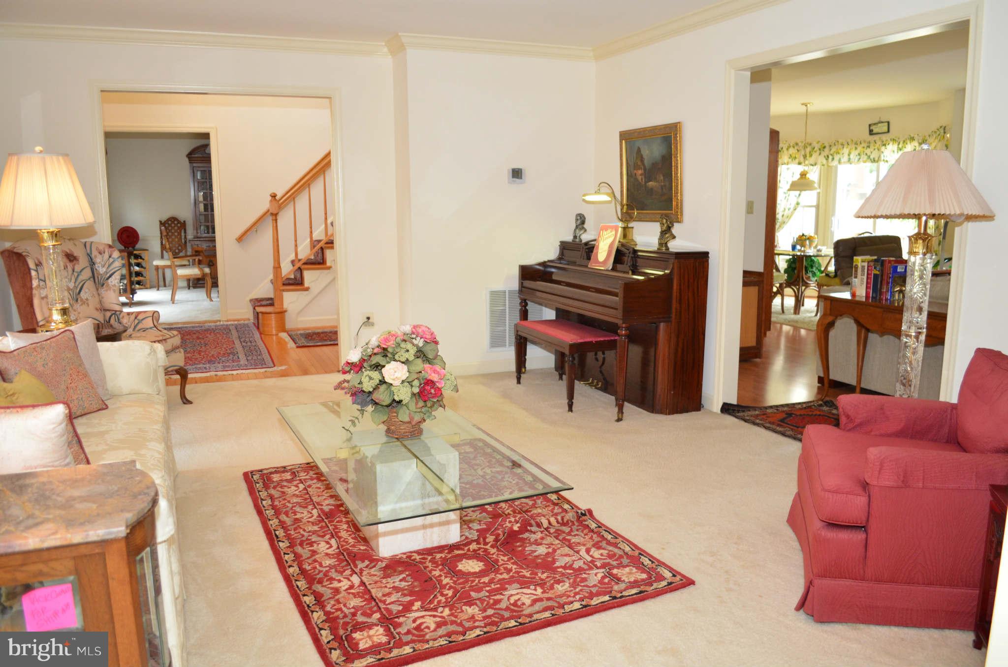 2105 Steuben Way Silver Spring, MD 20905 - Photo 4 of 10 a living room with furniture a chandelier and a rug