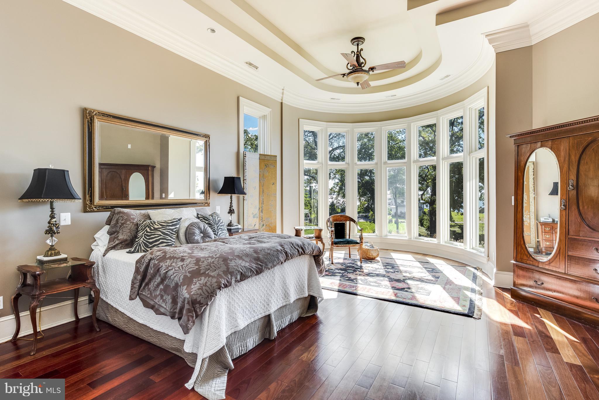 1407 A Sharps Point Road Annapolis, MD 21409 - Photo 7 of 33 Master bedroom with a view