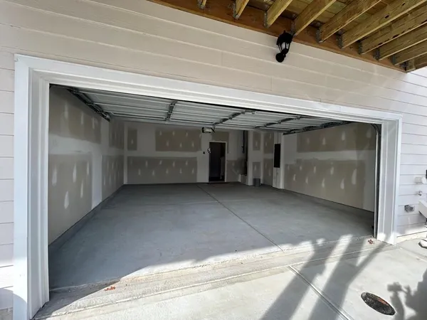 a view of parking garage