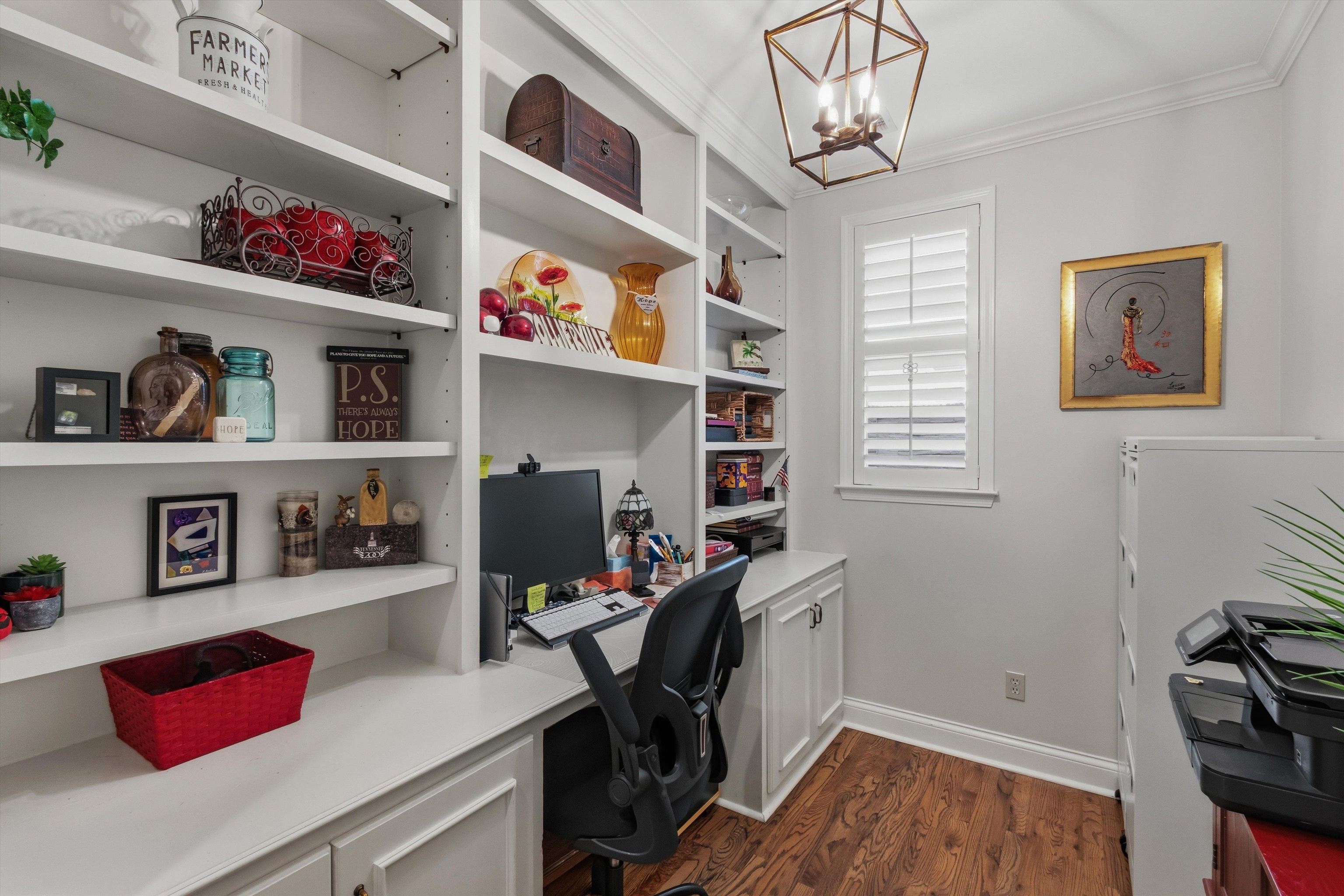 1011 Ostlers Way Collierville, TN 38017 - Photo 25 of 31 a view of a workspace with furniture and a window