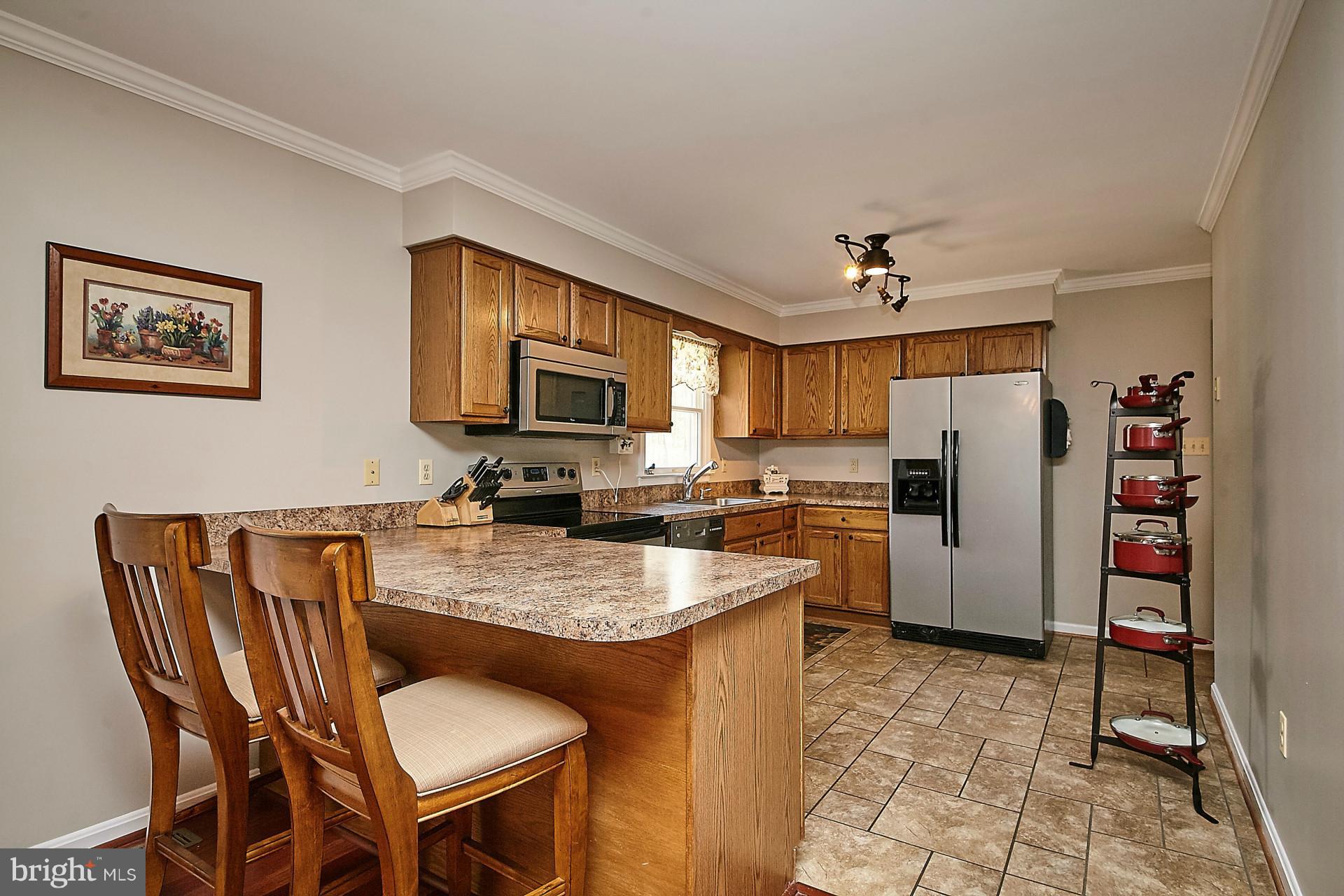 13467 Silver Hill Road Sumerduck, VA 22742 - Photo 5 of 30 Kitchen inc center eat in island.