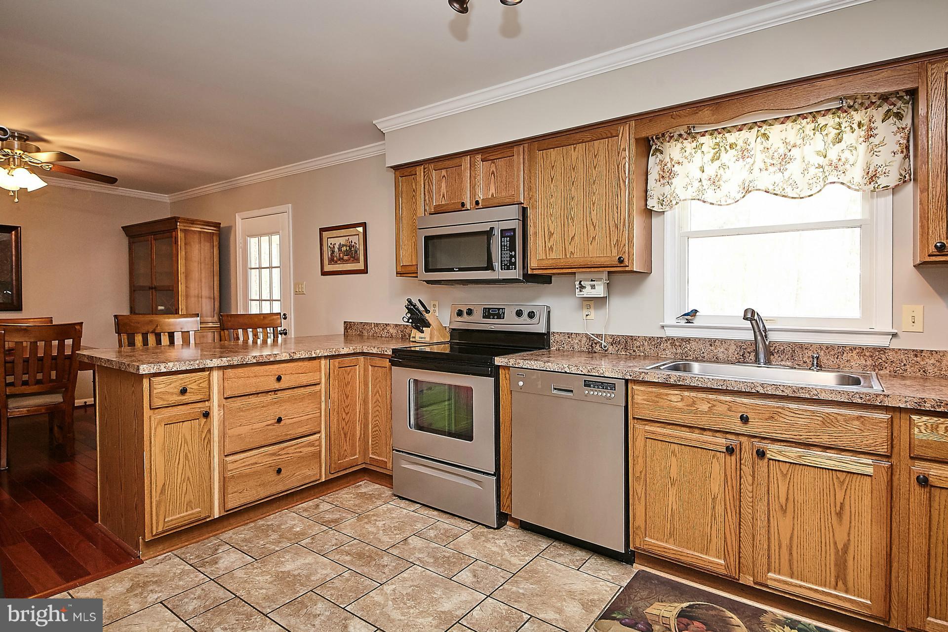 13467 Silver Hill Road Sumerduck, VA 22742 - Photo 6 of 30 Kitchen has lots of cabinets for storage