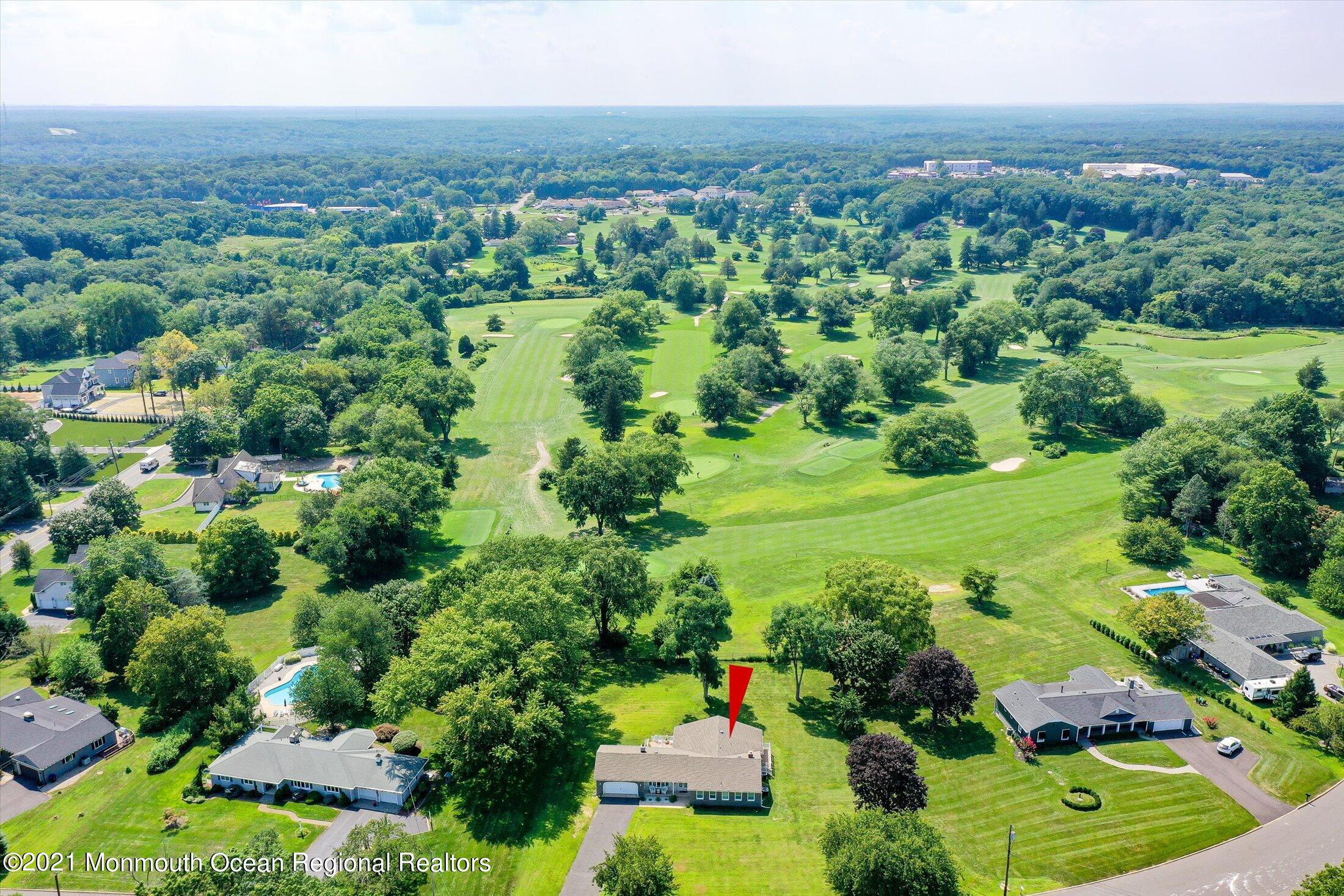 1995 Campbell Road Belmar, NJ 07719 - Photo 42 of 46 an aerial view of a houses with outdoor space and street view