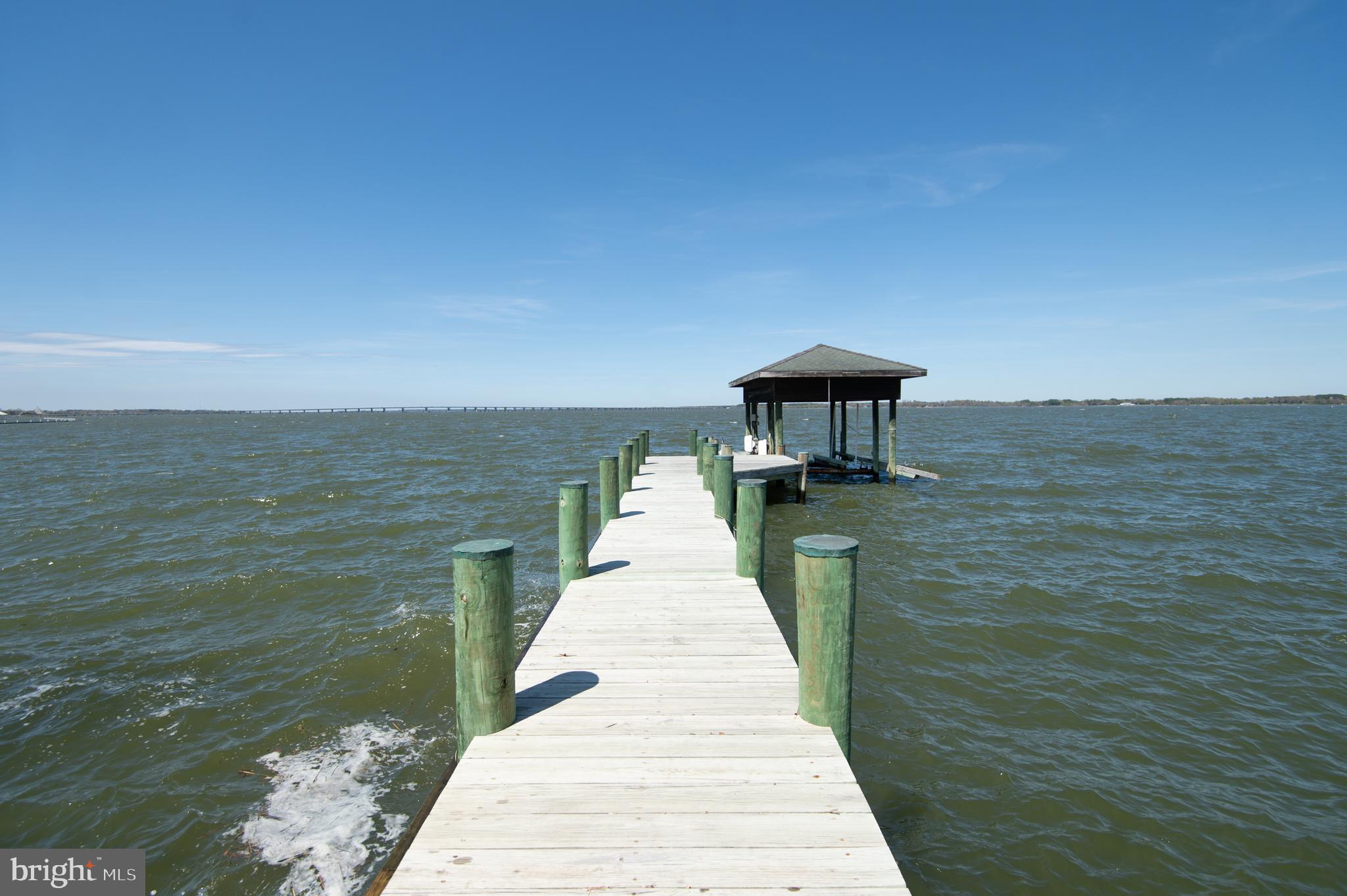 5452 Tates Bank Road Cambridge, MD 21613 - Photo 3 of 64 Pier with Covered Boat Lift