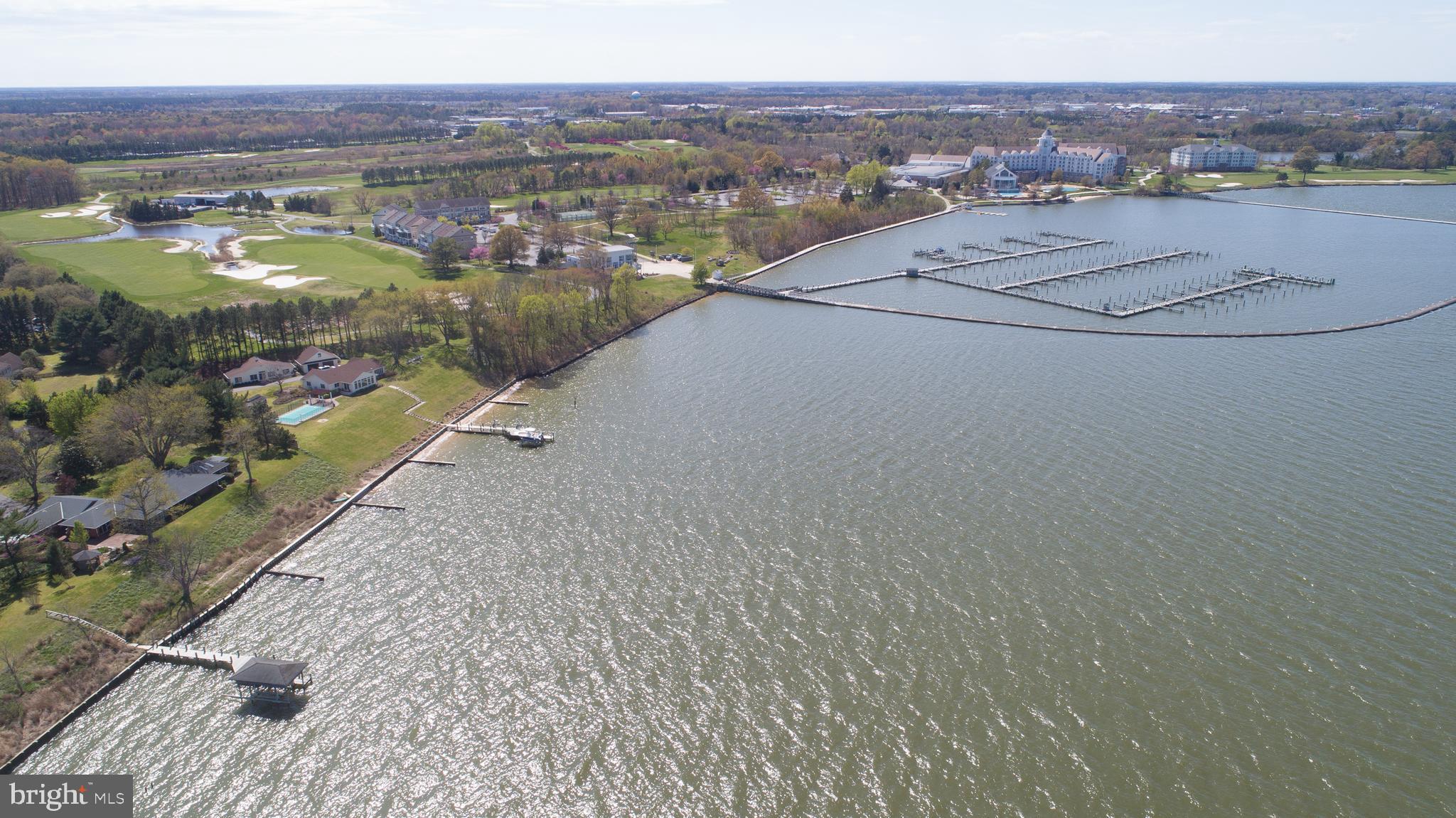 5452 Tates Bank Road Cambridge, MD 21613 - Photo 53 of 64 Aerial View - Hyatt golf course in view