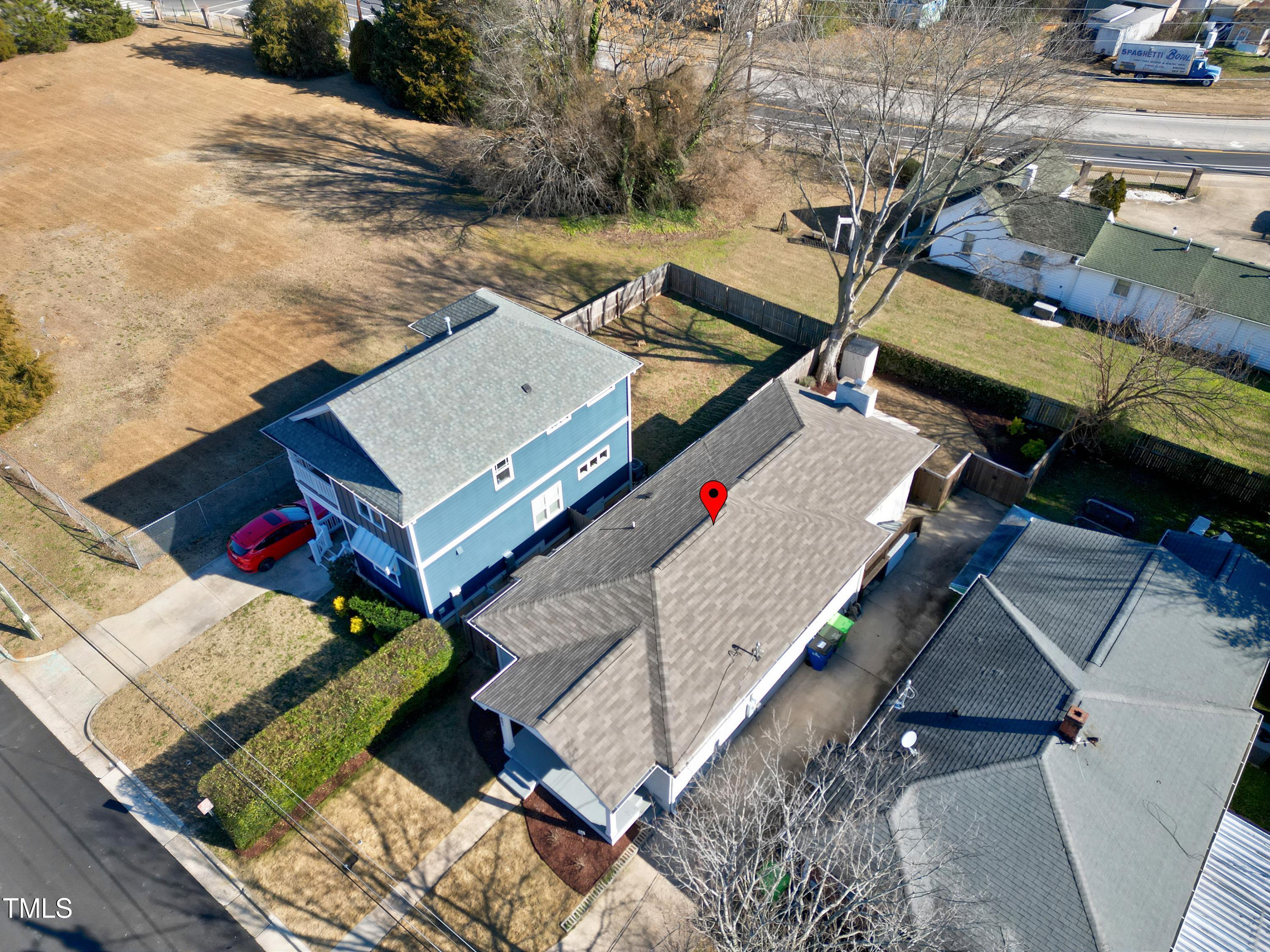 621 Coleman Street Raleigh, NC 27610 - Photo 41 of 42 an aerial view of a house with a yard