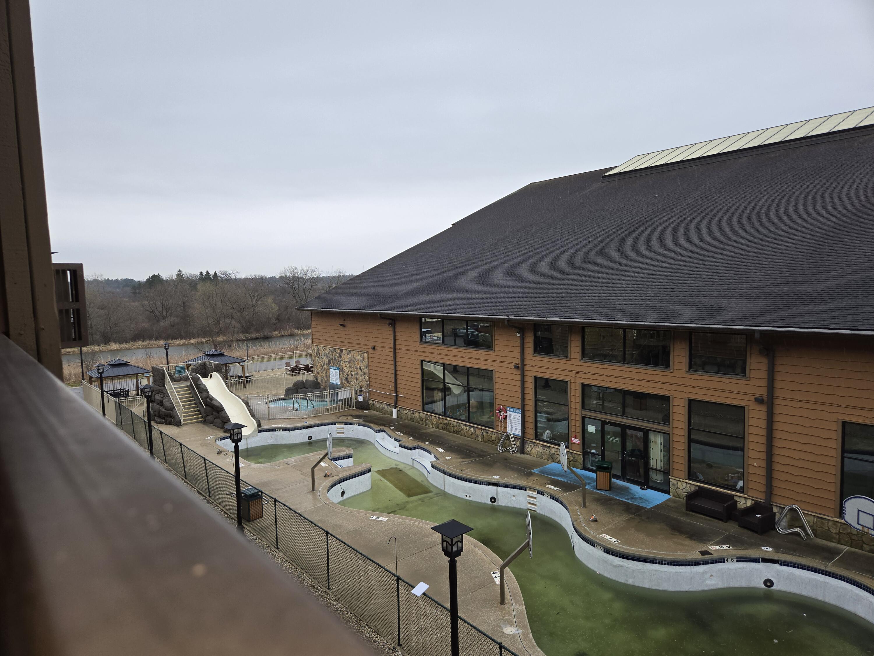 7020 Grand Geneva Way, Unit 361 Lyons, WI 53147 - Photo 28 of 29 View of the Waterpark from the Balcony