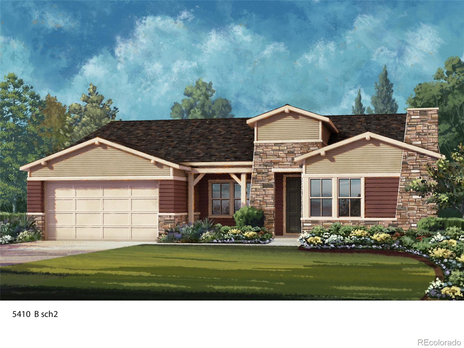12091 Red Fox Way Broomfield, CO 80021 - Photo 2 of 6 a front view of a house with a garden