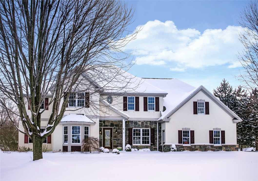 1 Esker Rise Victor, NY 14564 - Photo 1 of 1 Classic Colonial on corner lot with side loading g