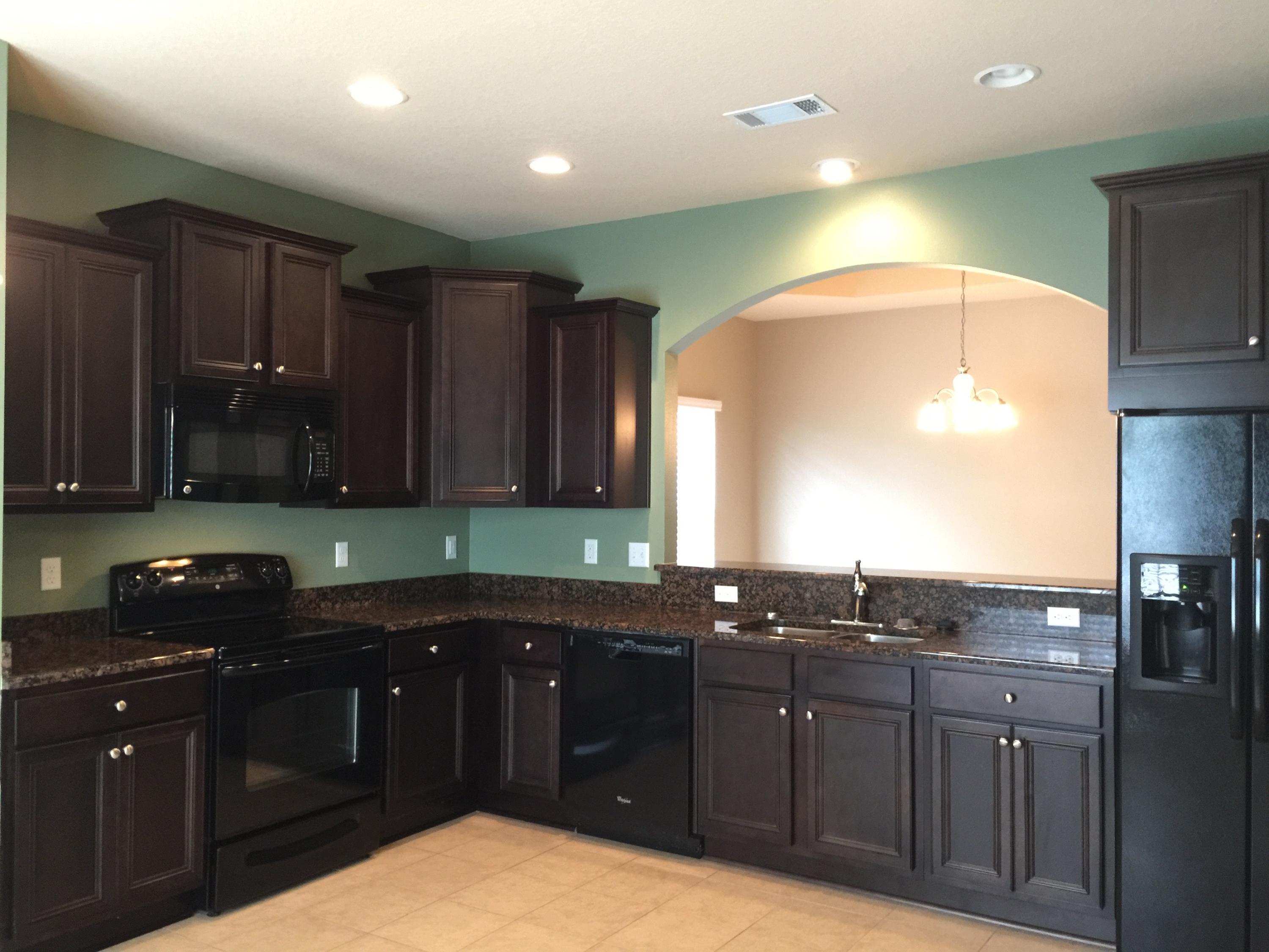 660 Red Fern Road Crestview, FL 32536 - Photo 13 of 32 a kitchen with granite countertop a refrigerator and a stove top oven