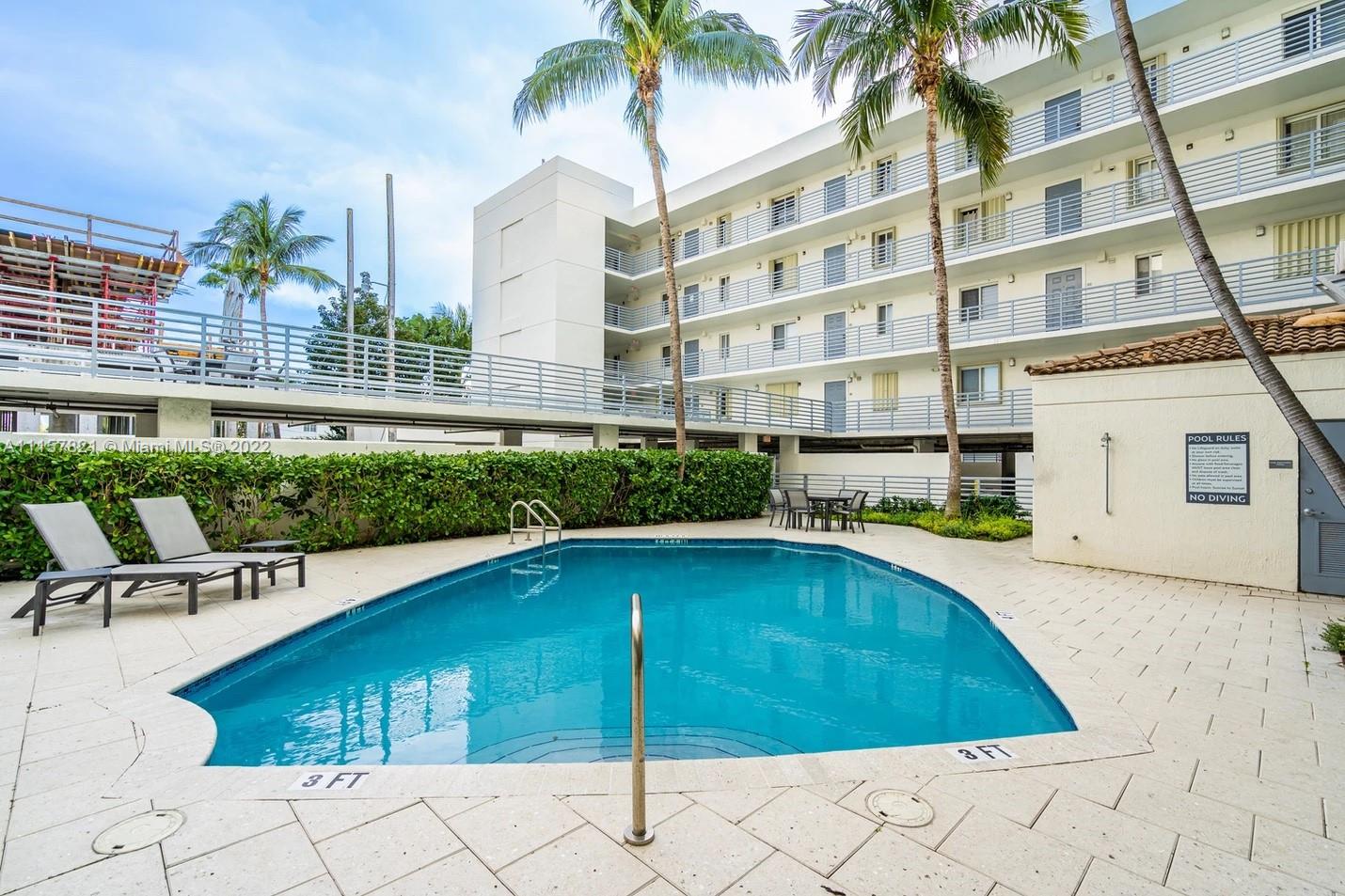 1401 Bay Road, Unit 209 Miami Beach, FL 33139 - Photo 11 of 37 Community Pool