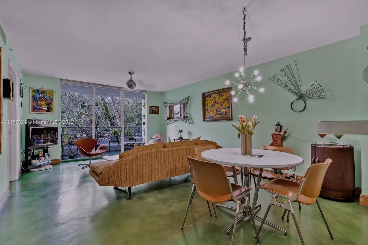 1401 Bay Road, Unit 209 Miami Beach, FL 33139 - Photo 23 of 37 Living Room & Dining Area