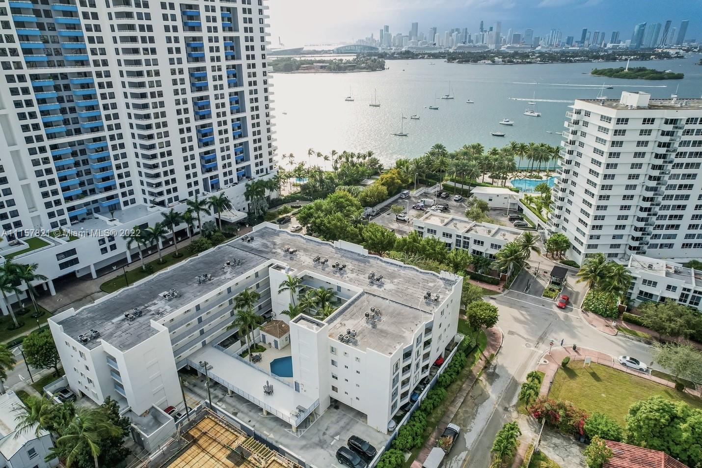1401 Bay Road, Unit 209 Miami Beach, FL 33139 - Photo 9 of 37 Ariel Building View
