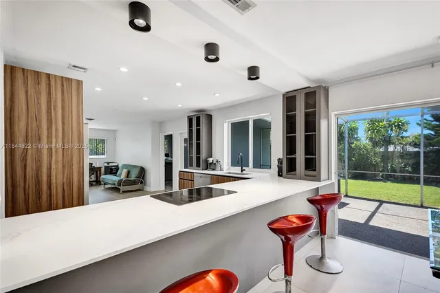 a very nice looking room with a large window