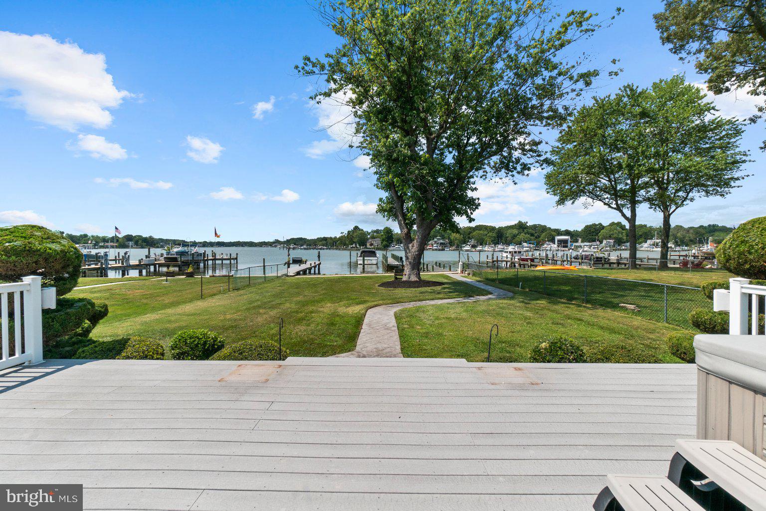 3924 New Section Road Baltimore, MD 21220 - Photo 36 of 55 Waterfront Composite Deck