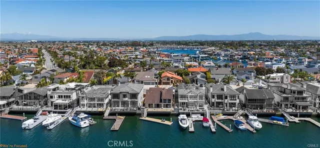 a view of a city with an ocean