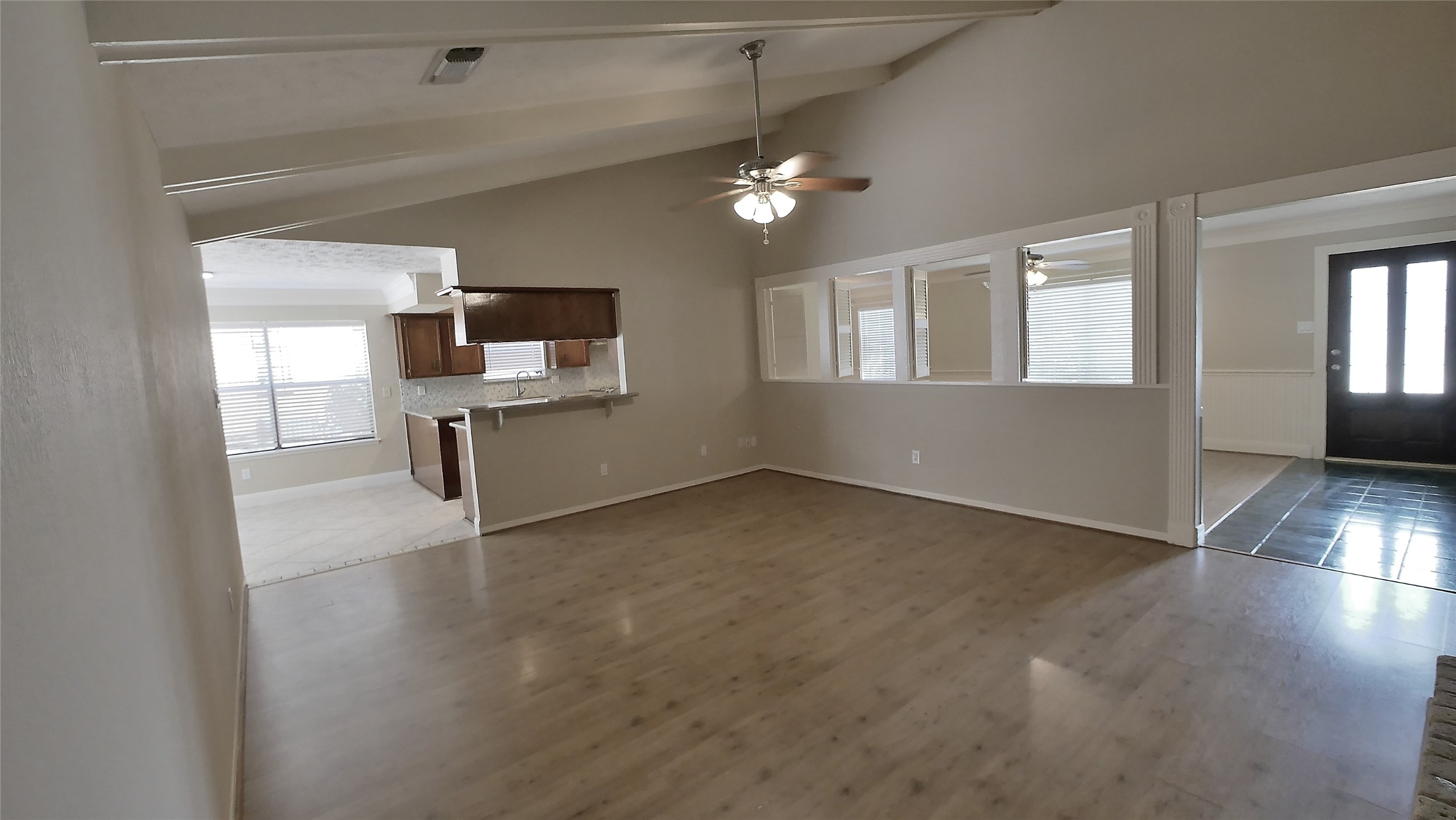 21626 Park Tree Lane Katy, TX 77450 - Photo 17 of 28 Family Room looking into Breakfast Area and Front Door