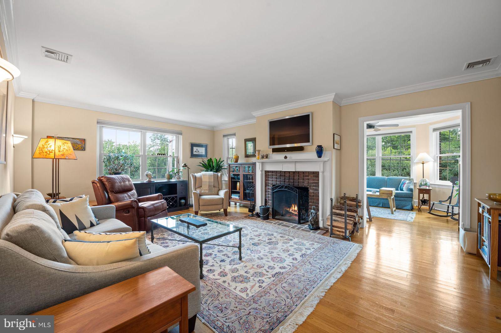 212 Idris Road, Unit A2 Merion Station, PA 19066 - Photo 15 of 27 Spacious Living Room Facing Family Room