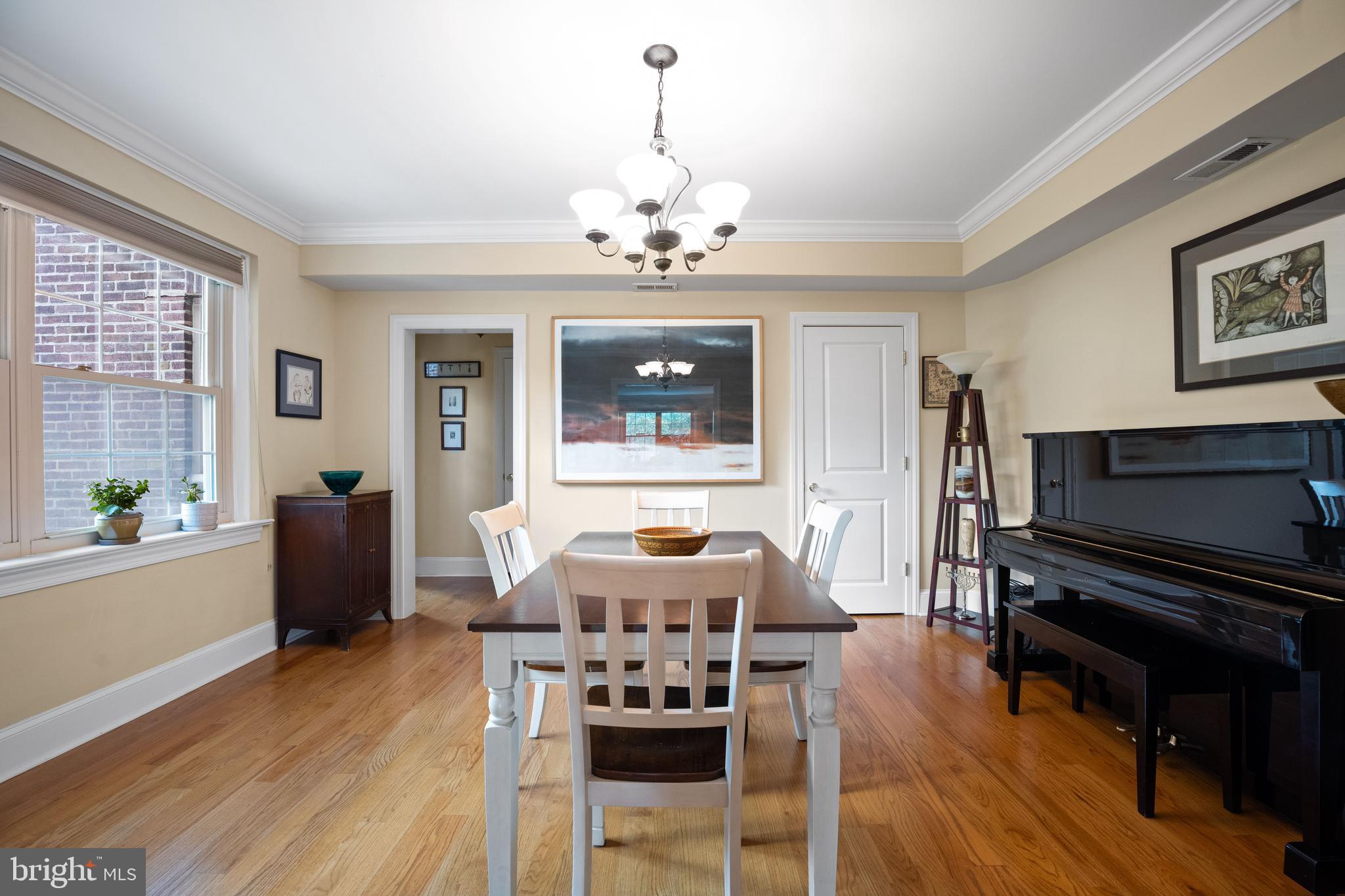 212 Idris Road, Unit A2 Merion Station, PA 19066 - Photo 19 of 27 Spacious Dining Room and Piano