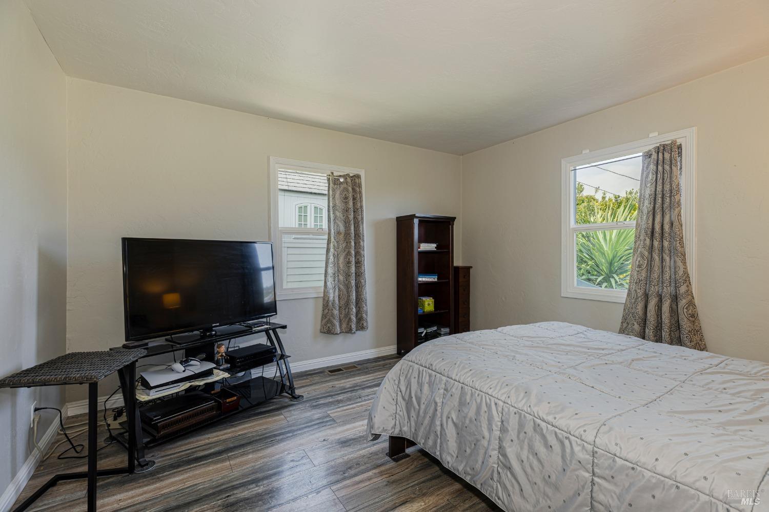 711 Alta Vista Road Mill Valley, CA 94941 - Photo 46 of 74 Upper main level, additional bedroom with views of front garden area.