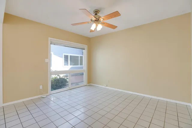 a view of backyard with green space