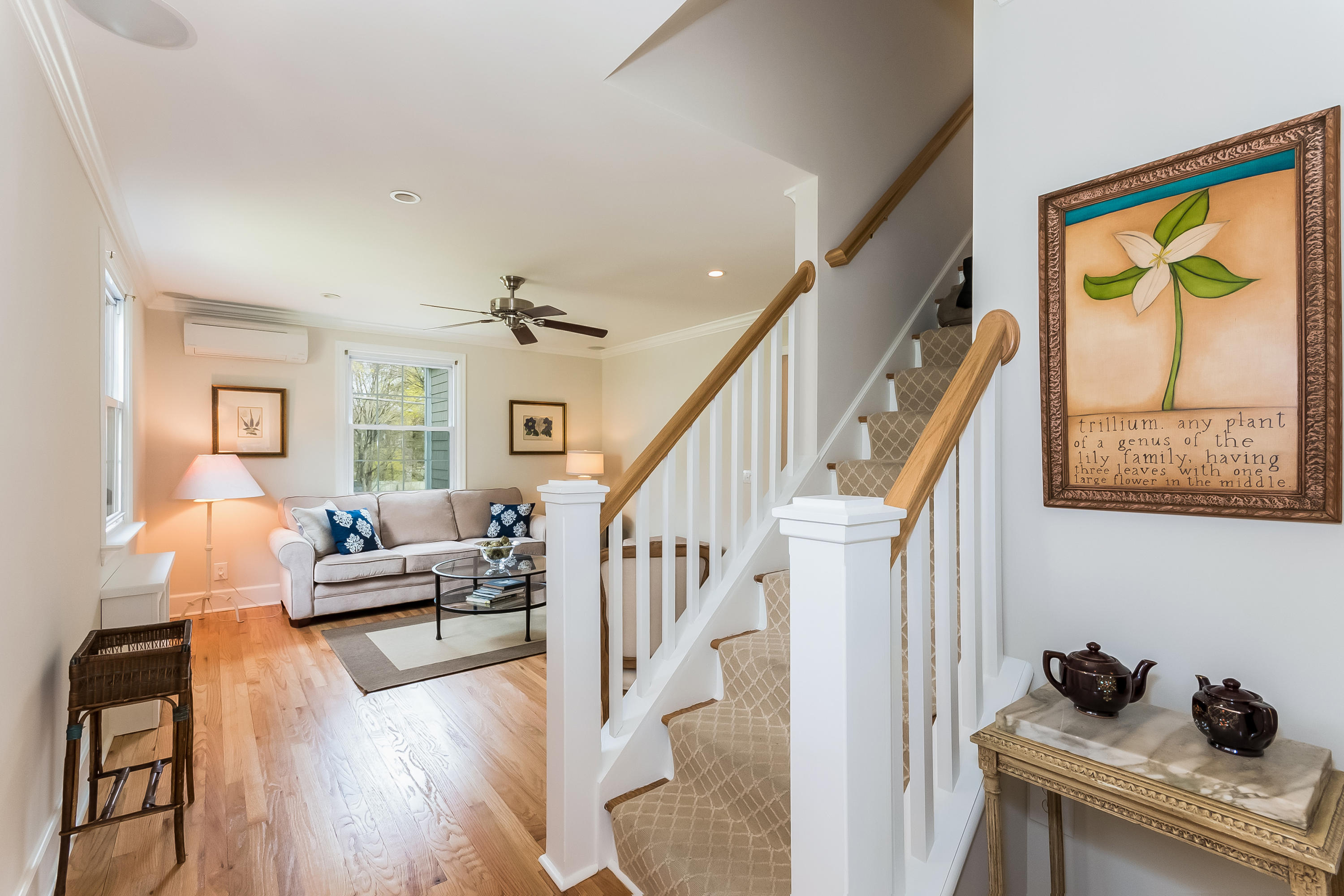 1 Walmsley Road Darien, CT 06820 - Photo 3 of 27 a living room with furniture and floor to ceiling windows