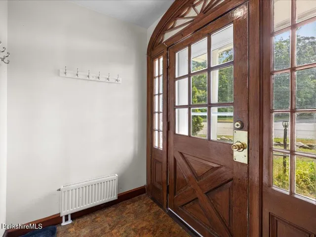 a view of an front door